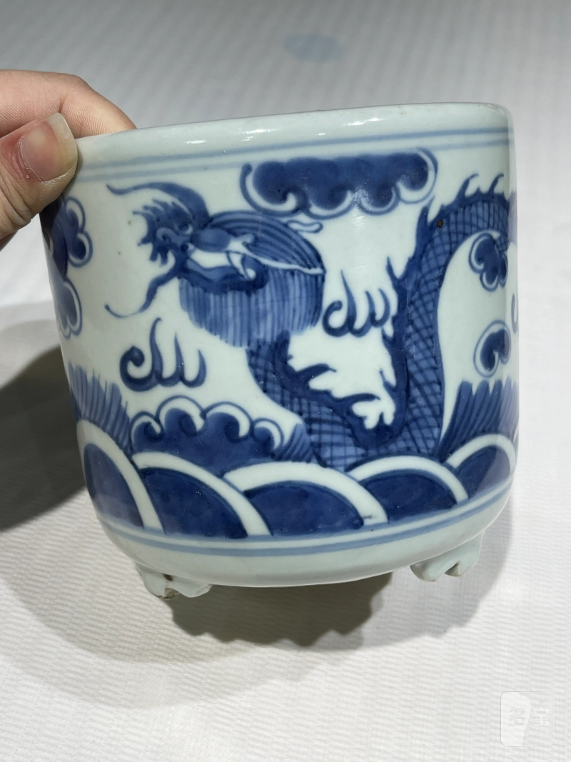 清代 青花瓷器一组八件 - 图30